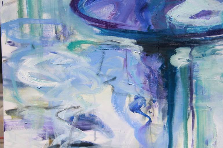 Original Abstract Landscape Painting by B Midnight