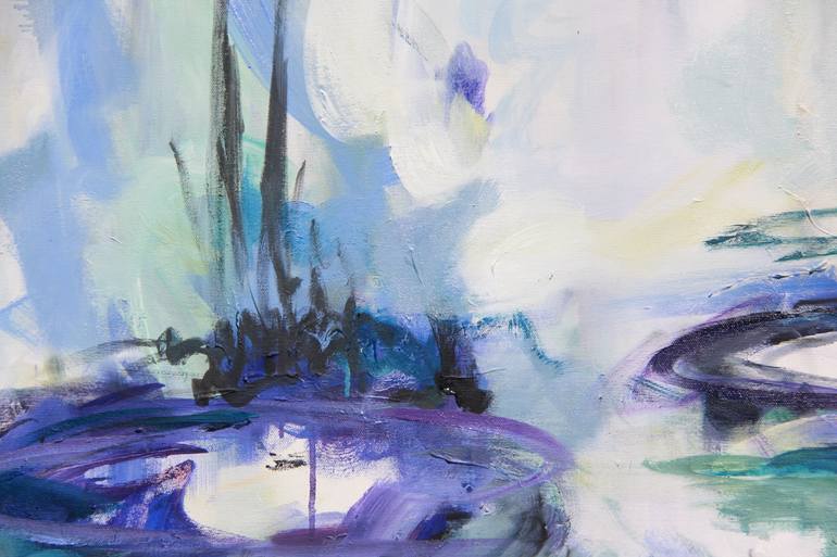 Original Abstract Landscape Painting by B Midnight