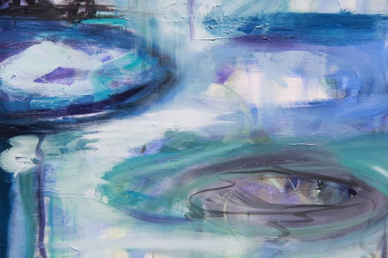 Original Abstract Landscape Painting by B Midnight