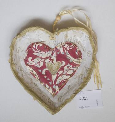 Original Love Sculpture by Mary C Legg