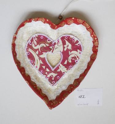Original Love Sculpture by Mary C Legg