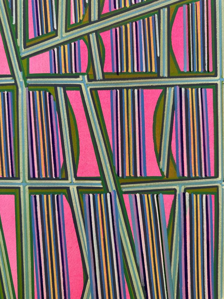 Original Conceptual Abstract Drawing by Elyce Abrams