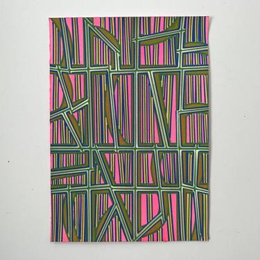 Saatchi Art Artist Elyce Abrams; Drawings, “Pink Lines” #art
