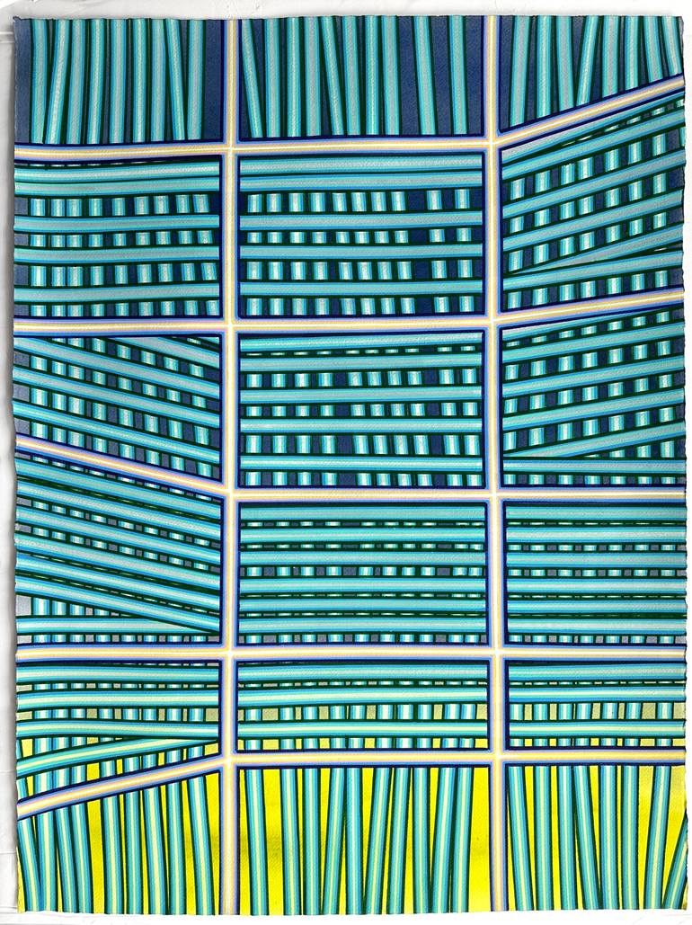 Original Conceptual Abstract Drawing by Elyce Abrams