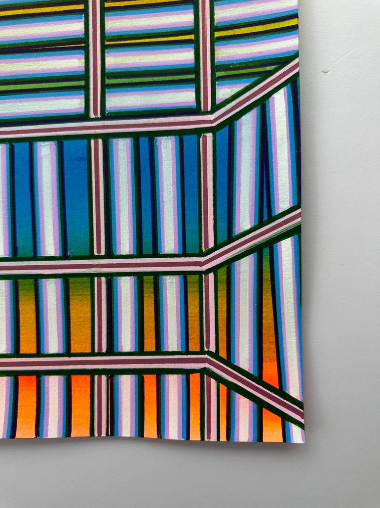 Original Conceptual Abstract Painting by Elyce Abrams