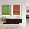 Mock up of 2 pieces in a space