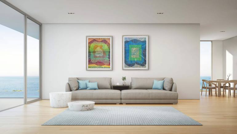 Original Contemporary Abstract Painting by Elyce Abrams