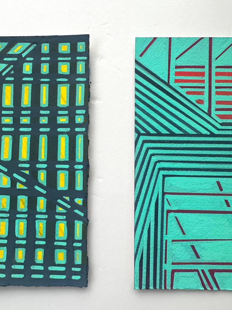 Original Contemporary Abstract Painting by Elyce Abrams