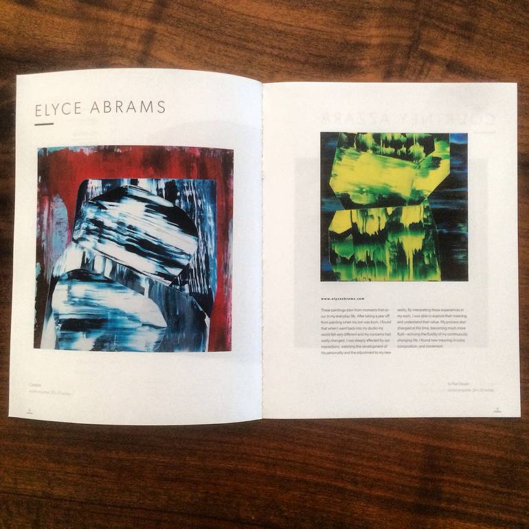 Original Conceptual Abstract Painting by Elyce Abrams