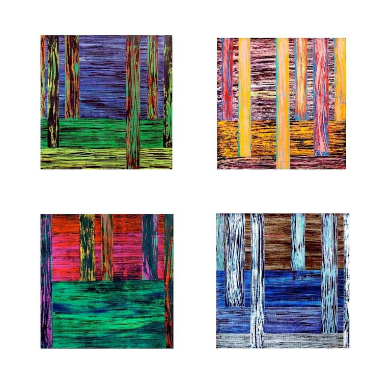 Original Abstract Landscape Painting by Elyce Abrams