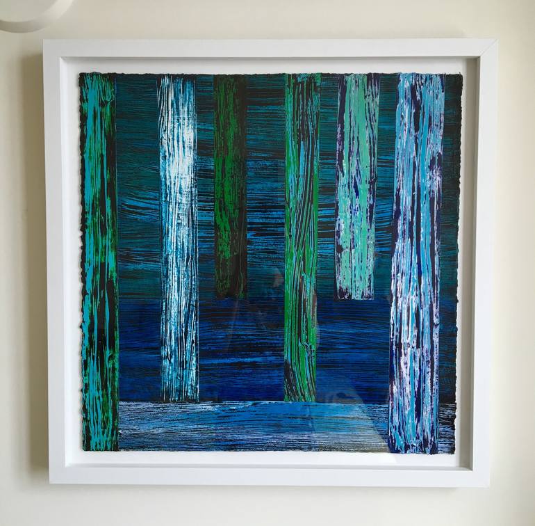 Original Abstract Landscape Painting by Elyce Abrams