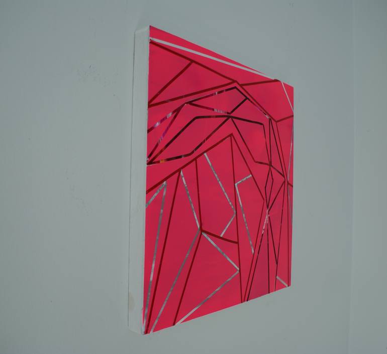 Original Geometric Painting by Elyce Abrams
