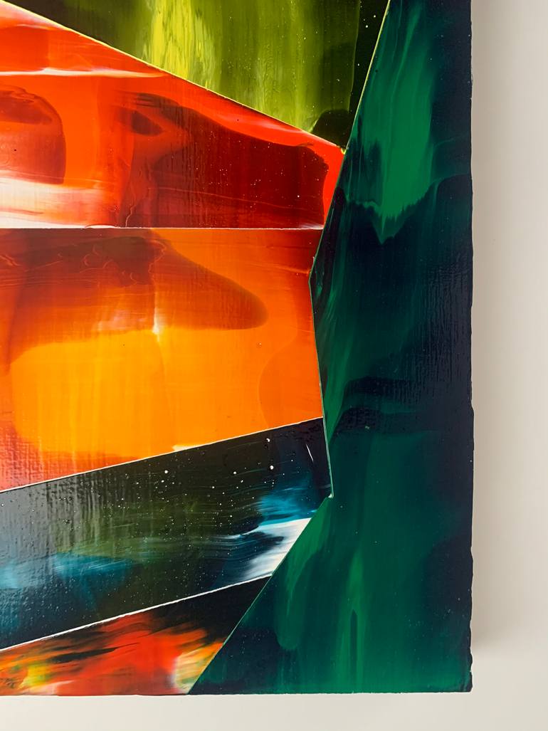 Original Conceptual Abstract Painting by Elyce Abrams