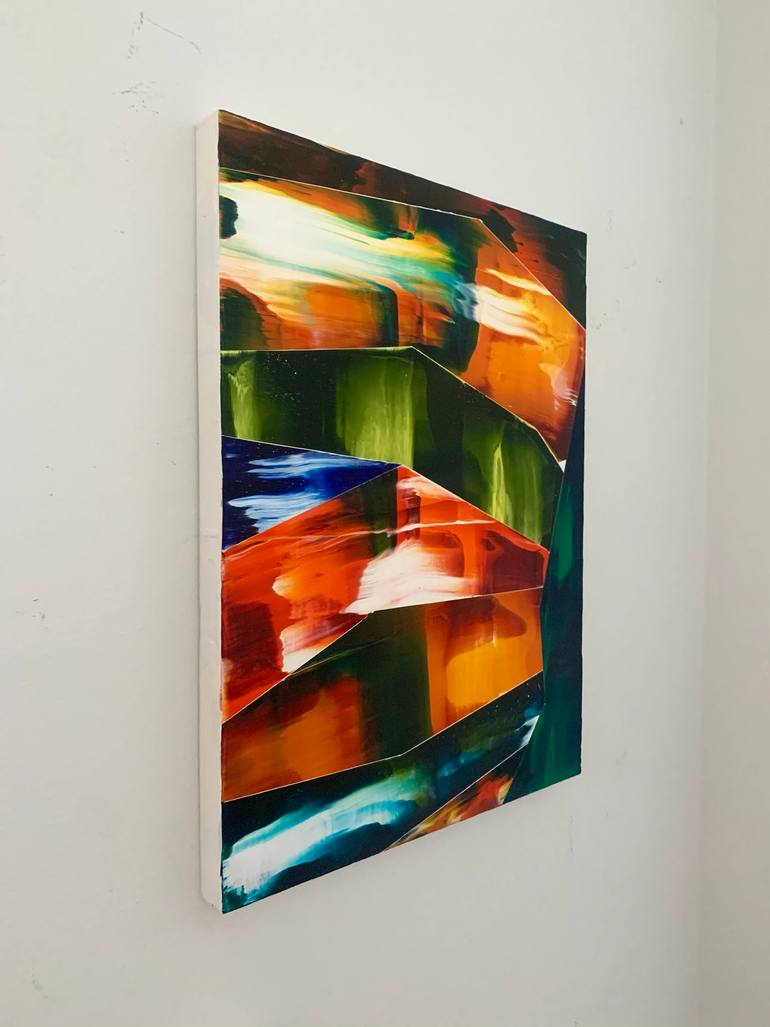 Original Conceptual Abstract Painting by Elyce Abrams