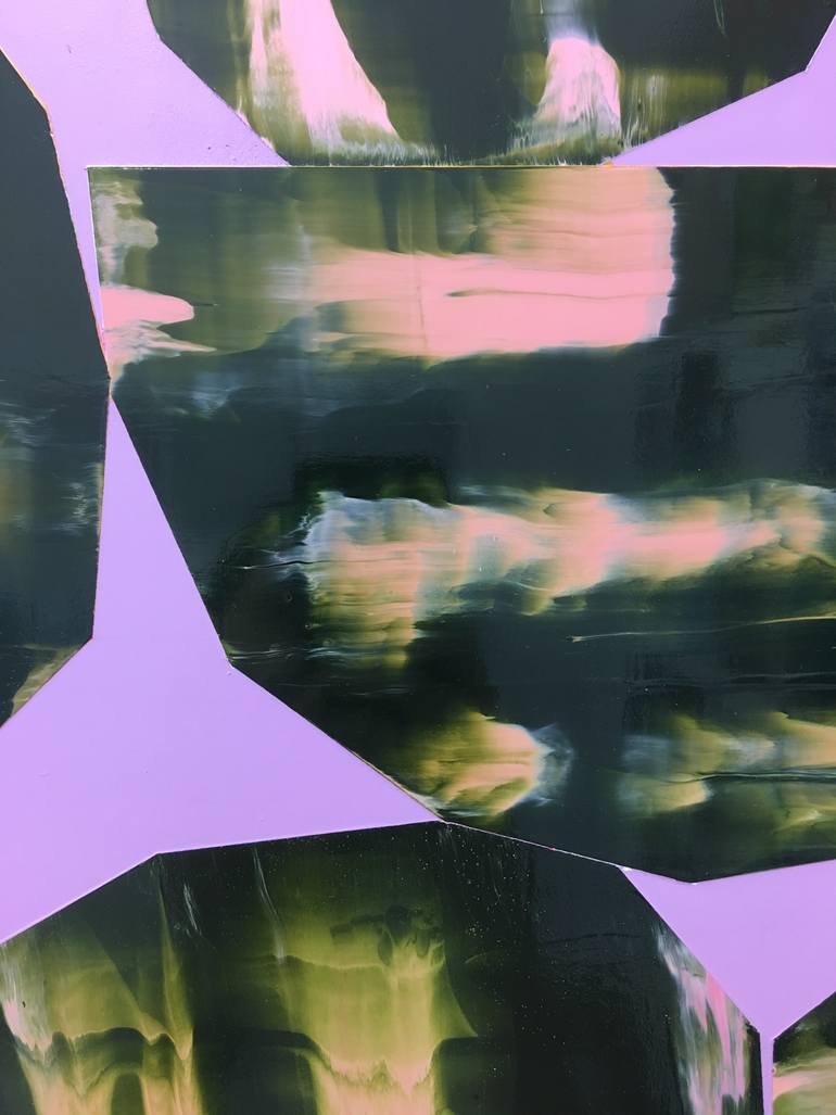 Original Conceptual Abstract Painting by Elyce Abrams