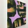 Painting on studio wall