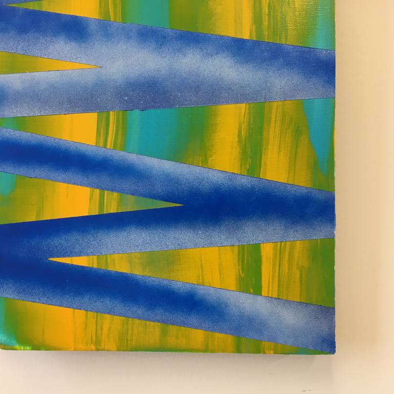 Original Conceptual Abstract Painting by Elyce Abrams