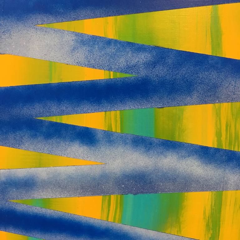 Original Conceptual Abstract Painting by Elyce Abrams