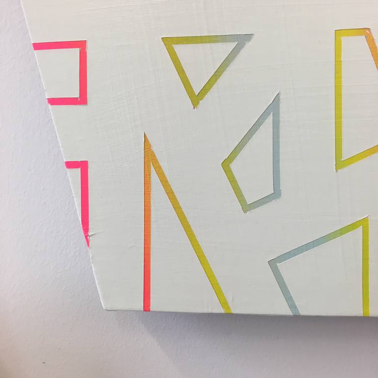 Original Geometric Painting by Elyce Abrams