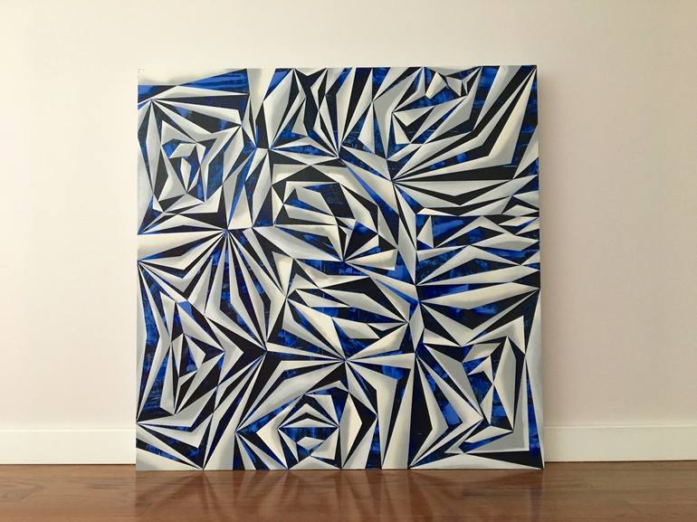 Original Conceptual Abstract Painting by Elyce Abrams