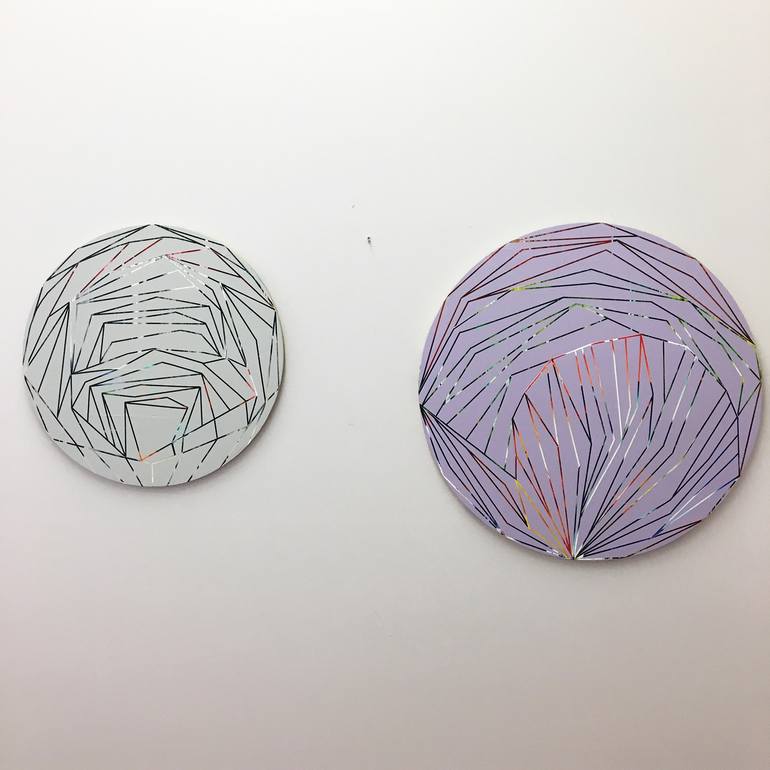 Original Conceptual Abstract Painting by Elyce Abrams