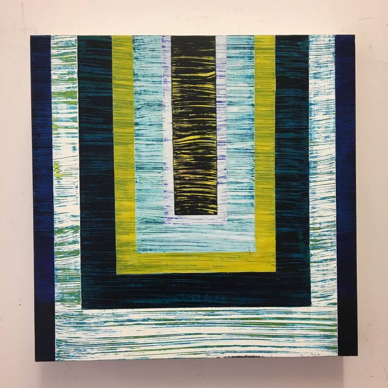 Original Conceptual Abstract Painting by Elyce Abrams