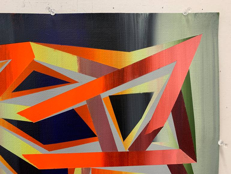 Original Conceptual Abstract Painting by Elyce Abrams