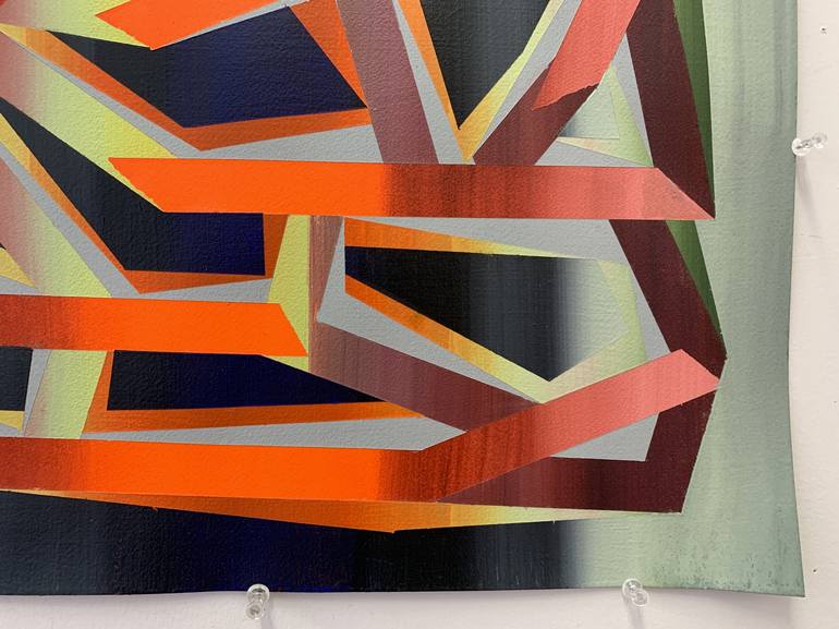 Original Conceptual Abstract Painting by Elyce Abrams