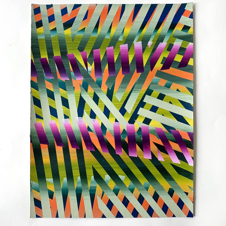 Original Conceptual Abstract Painting by Elyce Abrams