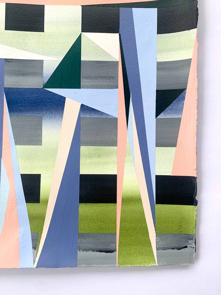 Original Conceptual Abstract Painting by Elyce Abrams