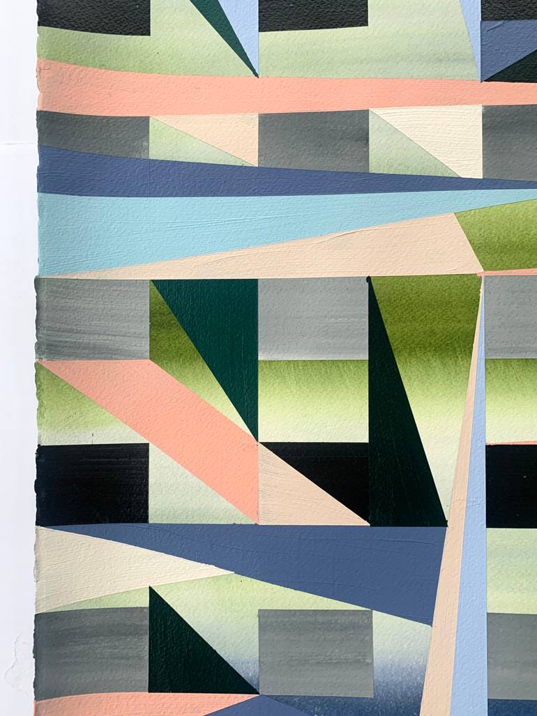 Original Conceptual Abstract Painting by Elyce Abrams