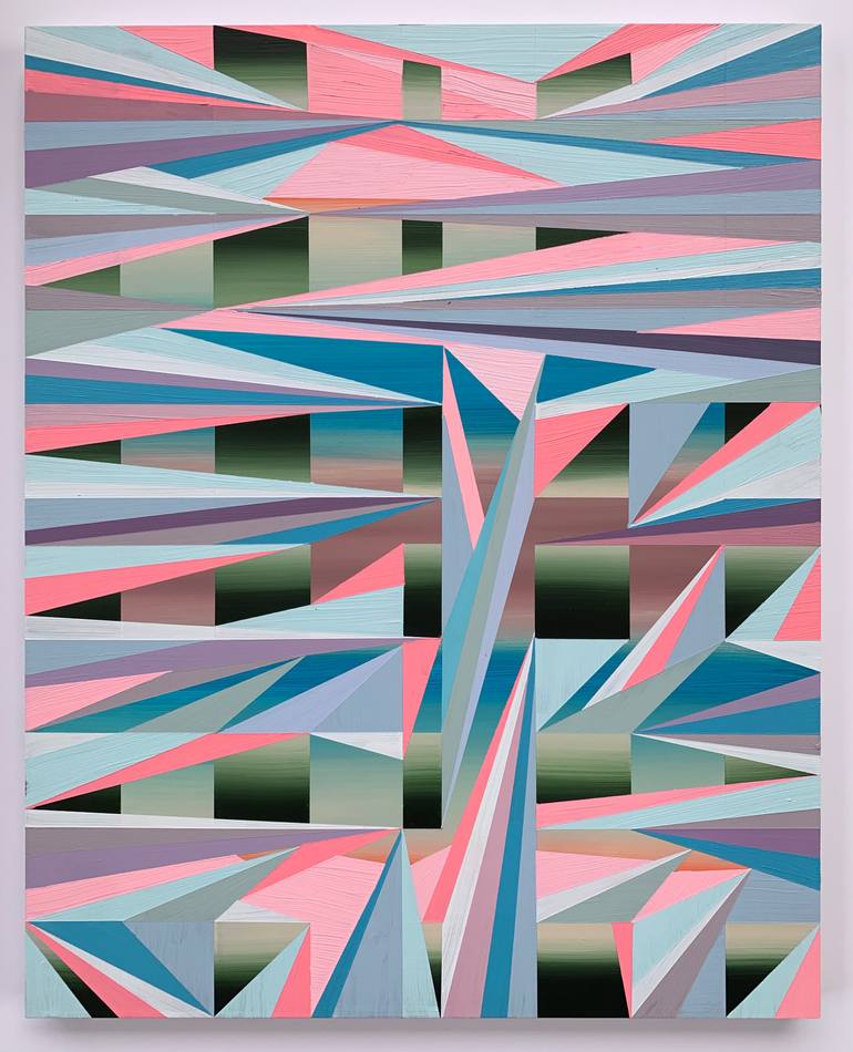 Original Conceptual Abstract Painting by Elyce Abrams