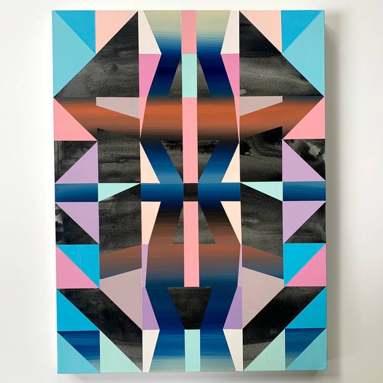 Original Conceptual Abstract Painting by Elyce Abrams
