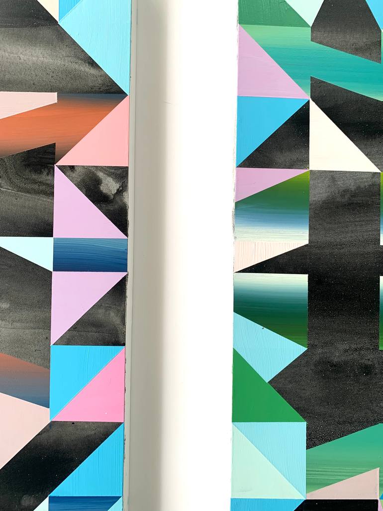 Original Conceptual Abstract Painting by Elyce Abrams