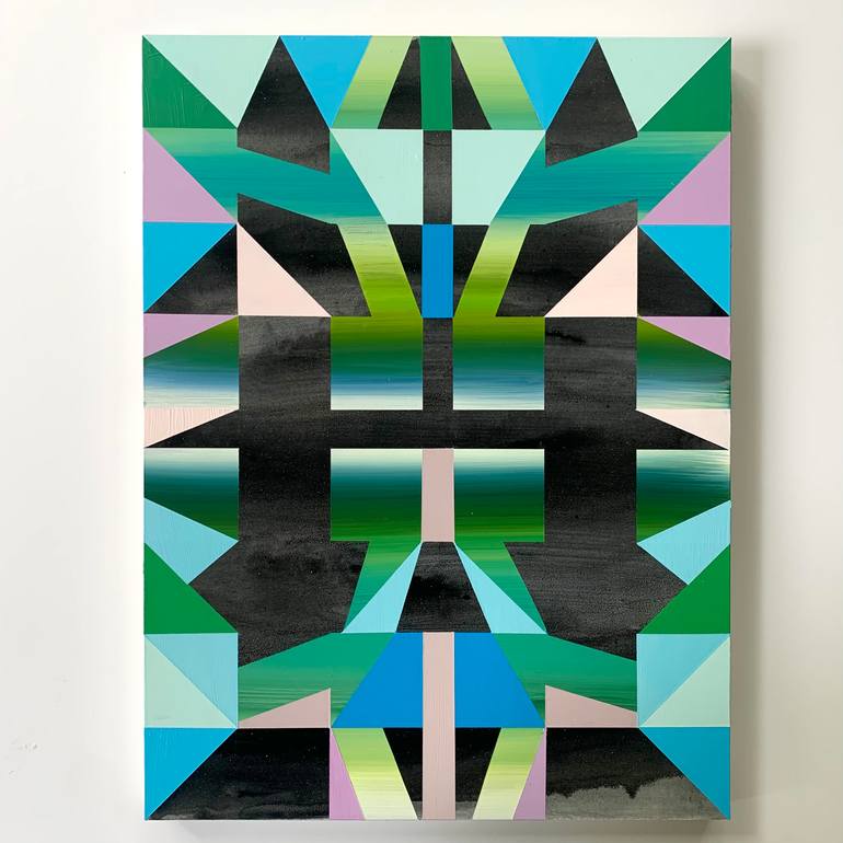 Original Conceptual Abstract Painting by Elyce Abrams
