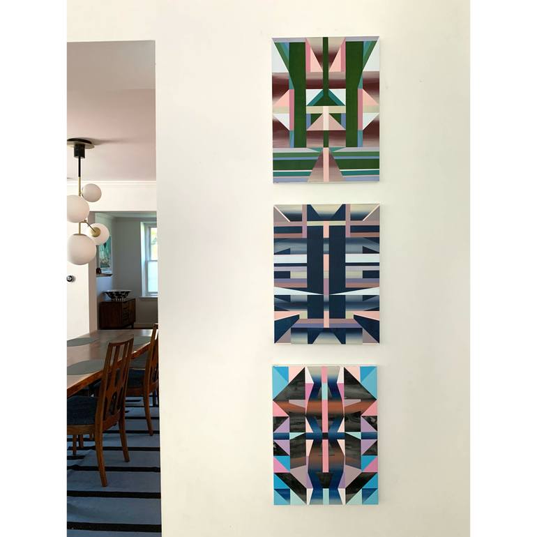 Original Conceptual Abstract Painting by Elyce Abrams
