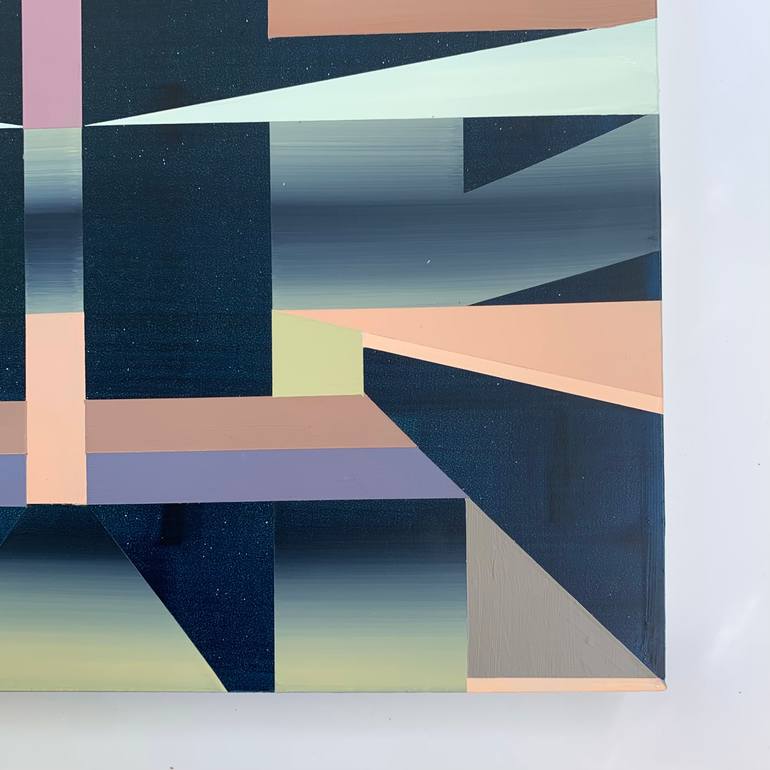 Original Conceptual Abstract Painting by Elyce Abrams