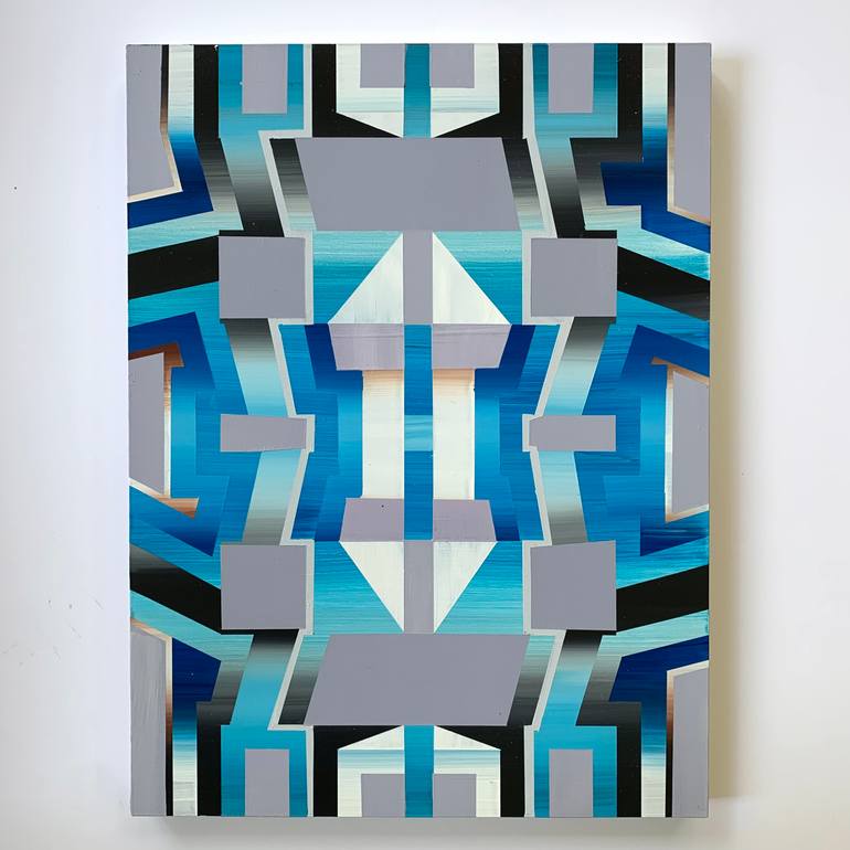 Original Conceptual Abstract Painting by Elyce Abrams