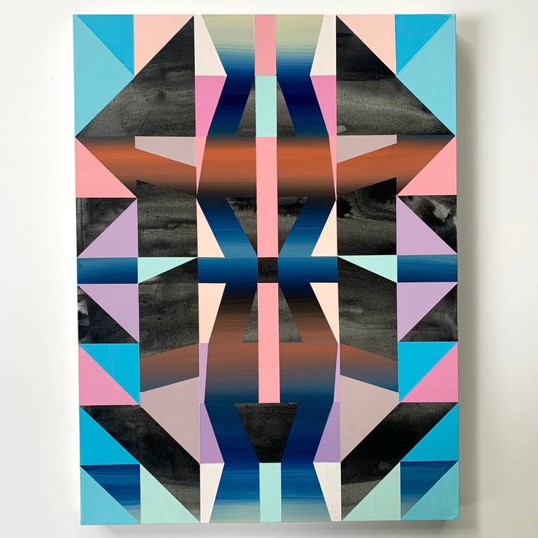 Original Conceptual Abstract Painting by Elyce Abrams