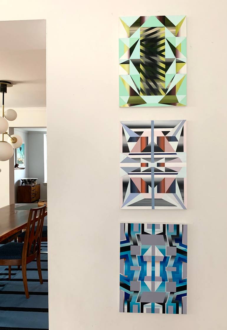 Original Conceptual Abstract Painting by Elyce Abrams