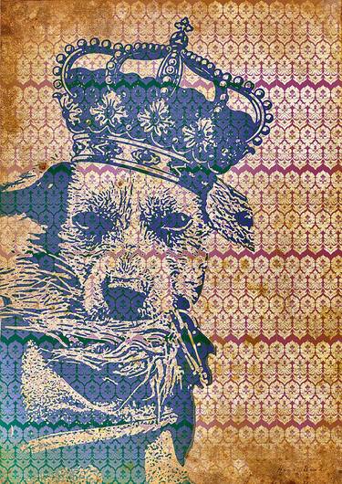 Original Dogs Collage by Henri Banks