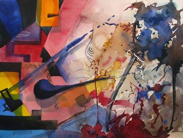 Original Abstract Paintings by Dieter Wystemp