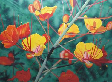Original Floral Paintings by Craig Cheply