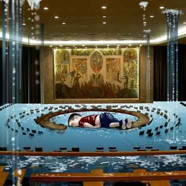 Original Figurative Politics Mixed Media by Noetik Media