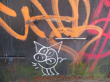 Graffiti (Pig), Bensonhurst, Brooklyn, New York, 2015 - Limited Edition #5 of 25 thumb