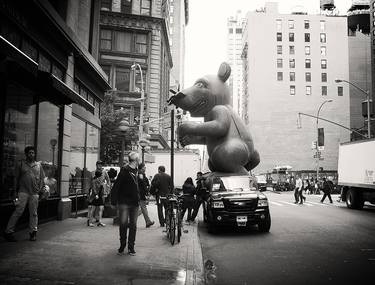 Labor Dispute Inflatable Protest Rat, West 27th Street Work Site, Manhattan, 2016 - Limited Edition #5 of 25 thumb