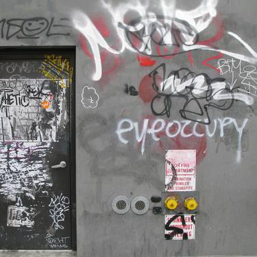 Graffiti (Eye Occupy), East Houston Street Area, Lower East Side, Manhattan, 2014 - Limited Edition #5 of 25 thumb