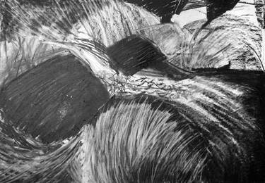 Original Abstract Expressionism Abstract Drawings by Anne Fox