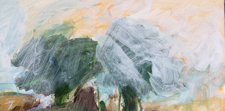 Original Abstract Expressionism Abstract Painting by Anne Fox