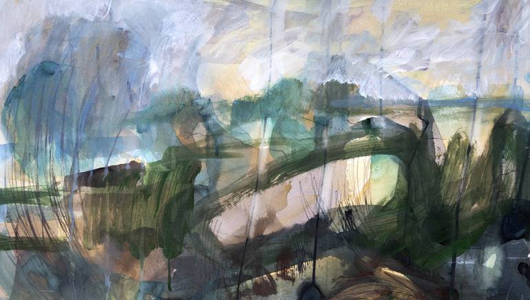 Original Abstract Expressionism Abstract Paintings by Anne Fox